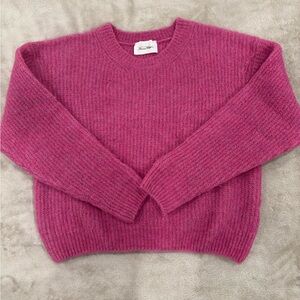American Vintage brand raspberry pink East Sweater